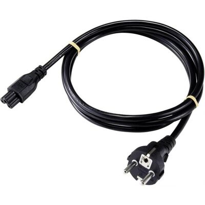 Sygonix Strom Netzkabel 1.8m (1.80 m), Stromkabel, Schwarz Sygonix Strom Netzkabel 1.8m (1.80 m), Stromkabel, Schwarz