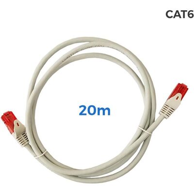 EDM UTP starres Netzwerkkabel der Kategorie 6 56040 Grau (UTP, CAT6, 20 m), Netzwerkkabel EDM UTP starres Netzwerkkabel der Kategorie 6 56040 Grau (UTP, CAT6, 20 m), Netzwerkkabel