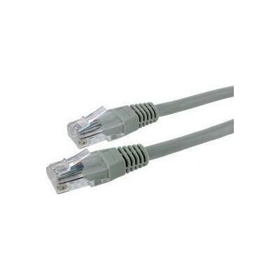 4World patch cord RJ45, molded jacket, cat.5e UTP, 0.5 m, gray (06559) (UTP, CAT5e, 0.50 m), Netzwerkkabel 4World patch cord RJ45, molded jacket, cat.5e UTP, 0.5 m, gray (06559) (UTP, CAT5e, 0.50 m), Netzwerkkabel