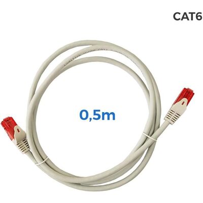 EDM Utp wire cat. 6 cooper lszh rj45 grey 0,5m (UTP, CAT6, 0.50 m), Netzwerkkabel EDM Utp wire cat. 6 cooper lszh rj45 grey 0,5m (UTP, CAT6, 0.50 m), Netzwerkkabel