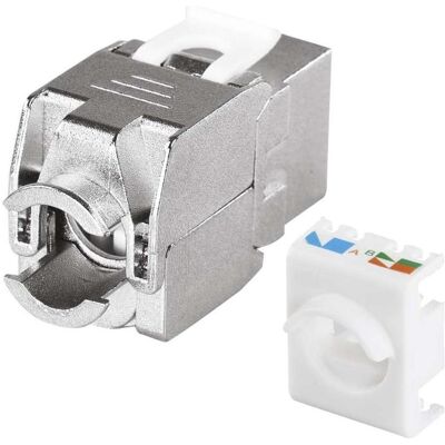 Emos Keystone Modul RJ45 FTP CAT6 (FTP, CAT6), Netzwerkkabel Emos Keystone Modul RJ45 FTP CAT6 (FTP, CAT6), Netzwerkkabel