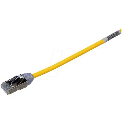 Panduit CAT.6a-Anschlusskabel, F/UTP, gelb, 2 m. (F/UTP, CAT6a, 2 m), Netzwerkkabel Panduit CAT.6a-Anschlusskabel, F/UTP, gelb, 2 m. (F/UTP, CAT6a, 2 m), Netzwerkkabel