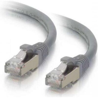 Mercodan KAT6A S/FTP 10m, Gr (CAT6a, 10 m), Netzwerkkabel Mercodan KAT6A S/FTP 10m, Gr (CAT6a, 10 m), Netzwerkkabel