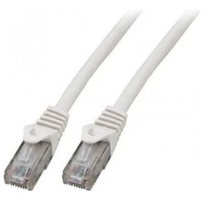 Mercodan Patchkabel Cat.6 UTP 7,5m hf hvid (UTP, CAT6), Netzwerkkabel Mercodan Patchkabel Cat.6 UTP 7,5m hf hvid (UTP, CAT6), Netzwerkkabel