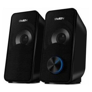 Sven SPEAKERS 2.0 335, PC Lautsprecher, Schwarz Sven SPEAKERS 2.0 335, PC Lautsprecher, Schwarz