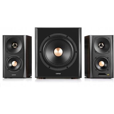 Edifier S360DB (Set, 75 W), HiFi + Heimkino Lautsprecher, Braun, Schwarz Edifier S360DB (Set, 75 W), HiFi + Heimkino Lautsprecher, Braun, Schwarz