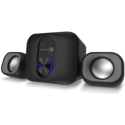 Connect IT Rumble PRO PC schwarz / Lautsprecher 2.1 / 11W / USB-A + 3,5 mm, PC Lautsprecher, Schwarz Connect IT Rumble PRO PC schwarz / Lautsprecher 2.1 / 11W / USB-A + 3,5 mm, PC Lautsprecher, Schwarz