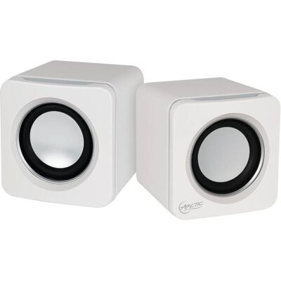 Arctic S111 bílá / Reproduktor / 2.0 / USB napájení, PC Lautsprecher, Weiss Arctic S111 bílá / Reproduktor / 2.0 / USB napájení, PC Lautsprecher, Weiss