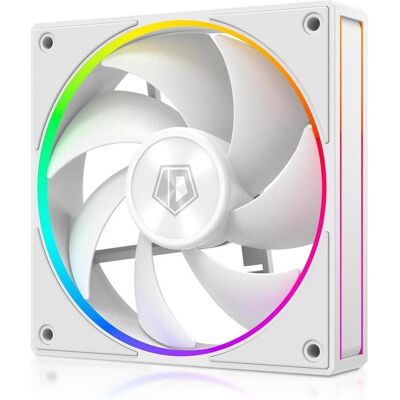 ID-Cooling AF-127 Fan 120mm White aRGB Lighting (120 mm), PC Lüfter, Weiss ID-Cooling AF-127 Fan 120mm White aRGB Lighting (120 mm), PC Lüfter, Weiss