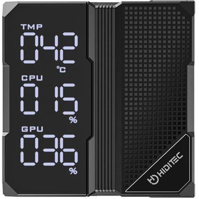 Hiditec DC40 PRO (162 mm), CPU Kühler, Schwarz Hiditec DC40 PRO (162 mm), CPU Kühler, Schwarz
