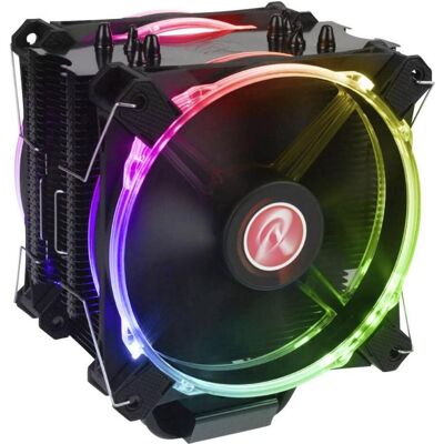 Raijintek CPU-Kühler Leto Pro RGB LED (0R100072) (155 mm), CPU Kühler, Schwarz Raijintek CPU-Kühler Leto Pro RGB LED (0R100072) (155 mm), CPU Kühler, Schwarz