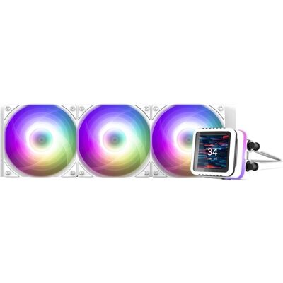 Zalman ALPHA2 DS 360mm Weiße CPU Wasserkühler - Mit LCD-Display Zalman ALPHA2 DS 360mm Weiße CPU Wasserkühler - Mit LCD-Display