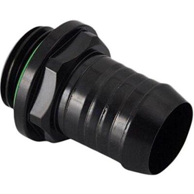 Bitspower Fitting 1/4 Zoll auf ID 11mm, Wasserkühlung Anschluss, Schwarz Bitspower Fitting 1/4 Zoll auf ID 11mm, Wasserkühlung Anschluss, Schwarz