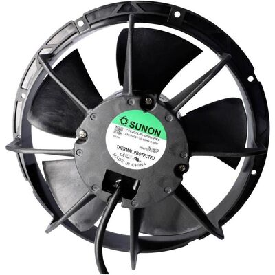 Sunon CF2207LBL-000U-HE9 Axiallüfter 230 V/AC 315.93 m³/h (B x H) 200.6 mm x 77. (200.60 mm, 1x), PC Lüfter, Schwarz Sunon CF2207LBL-000U-HE9 Axiallüfter 230 V/AC 315.93 m³/h (B x H) 200.6 mm x 77. (200.60 mm, 1x), PC Lüfter, Schwarz