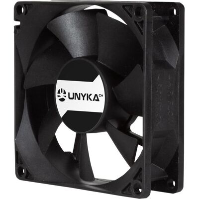 Unykach 80.80.25 (80 mm), PC Lüfter, Schwarz Unykach 80.80.25 (80 mm), PC Lüfter, Schwarz