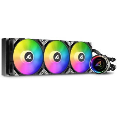 Sharkoon S90 RGB AIO 360 MM, CPU Wasserkühler, Schwarz Sharkoon S90 RGB AIO 360 MM, CPU Wasserkühler, Schwarz