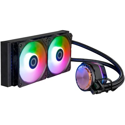 Cooler Master MasterLiquid 240 Atmos, CPU Wasserkühler, Schwarz Cooler Master MasterLiquid 240 Atmos, CPU Wasserkühler, Schwarz