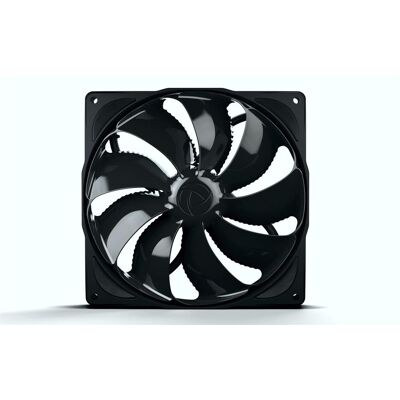 Noiseblocker NB-eLoop Fan B14-PS Black Edition - 140mm PWM (140 mm, 1x), PC Lüfter, Schwarz Noiseblocker NB-eLoop Fan B14-PS Black Edition - 140mm PWM (140 mm, 1x), PC Lüfter, Schwarz
