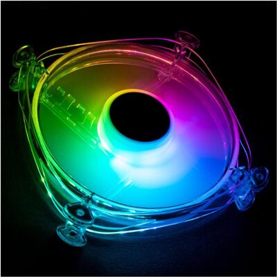 Lamptron Icecloud+ ARGB 120 PWM Lüfter (120 mm, 1x), PC Lüfter, Transparent Lamptron Icecloud+ ARGB 120 PWM Lüfter (120 mm, 1x), PC Lüfter, Transparent