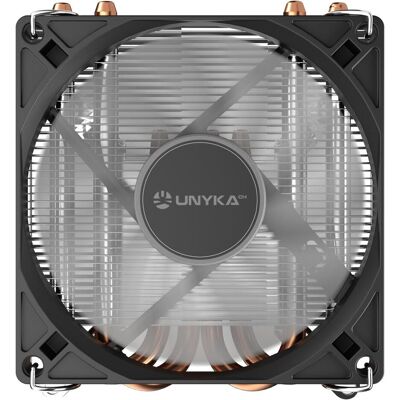 Unykach UNYCOOL H37 (37 mm), CPU Kühler, Weiss, Schwarz Unykach UNYCOOL H37 (37 mm), CPU Kühler, Weiss, Schwarz