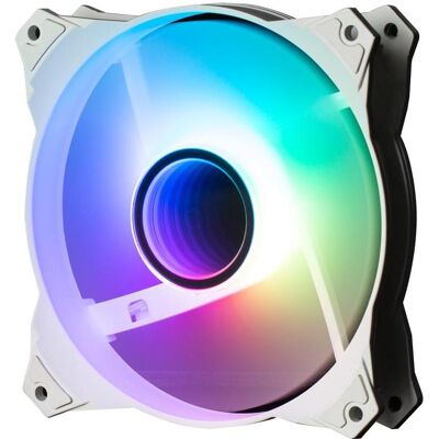 Zalman Ventilateur de boitier IF120 RGB - 12cm (Blanc) (120 mm), PC Lüfter, Weiss Zalman Ventilateur de boitier IF120 RGB - 12cm (Blanc) (120 mm), PC Lüfter, Weiss