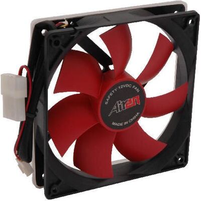 Airen FAN RedWings120 Deluxe (120 mm), PC Lüfter, Rot, Schwarz Airen FAN RedWings120 Deluxe (120 mm), PC Lüfter, Rot, Schwarz