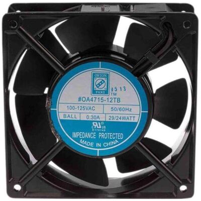 RS PRO Lüfter 120x120x38mm 120VAC 20W 178m³/h (120 mm), PC Lüfter RS PRO Lüfter 120x120x38mm 120VAC 20W 178m³/h (120 mm), PC Lüfter