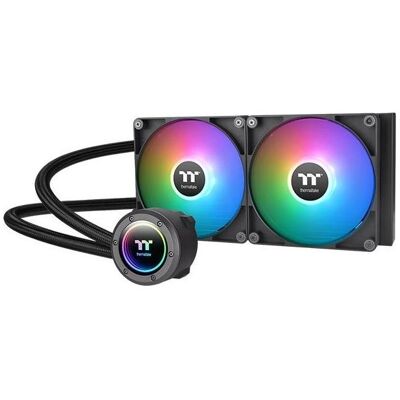 Thermaltake TH280 V2 ARGB Sync Processor All-in-one liquid cooler Black, CPU Wasserkühler, Schwarz Thermaltake TH280 V2 ARGB Sync Processor All-in-one liquid cooler Black, CPU Wasserkühler, Schwarz