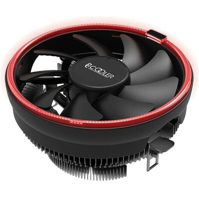 Pccooler E126MR Corona Rot (70 mm), CPU Kühler, Schwarz, Rot Pccooler E126MR Corona Rot (70 mm), CPU Kühler, Schwarz, Rot
