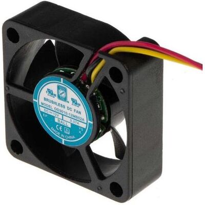 RS PRO DC fan, alarm, 30x10mm 5.61cu.m/h 12V, PC Lüfter, Weiss RS PRO DC fan, alarm, 30x10mm 5.61cu.m/h 12V, PC Lüfter, Weiss