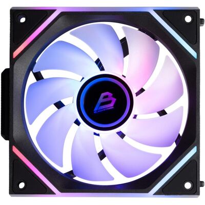 Blackstorm Luna MAG-INF ARGB PWM Fan, black, 120 mm (120 mm, 1x), PC Lüfter, Schwarz Blackstorm Luna MAG-INF ARGB PWM Fan, black, 120 mm (120 mm, 1x), PC Lüfter, Schwarz