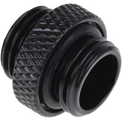 Alphacool Eiszapfen Doppelnippel G1/4 AG auf G1/4 AG - Deep Black, Wasserkühlung Anschluss, Schwarz Alphacool Eiszapfen Doppelnippel G1/4 AG auf G1/4 AG - Deep Black, Wasserkühlung Anschluss, Schwarz