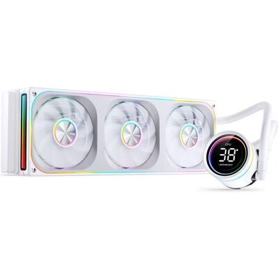 Jonsbo TH-360 AiO Wasserkühlung, ARGB, Display - 360mm, weiss, CPU Wasserkühler, Weiss Jonsbo TH-360 AiO Wasserkühlung, ARGB, Display - 360mm, weiss, CPU Wasserkühler, Weiss