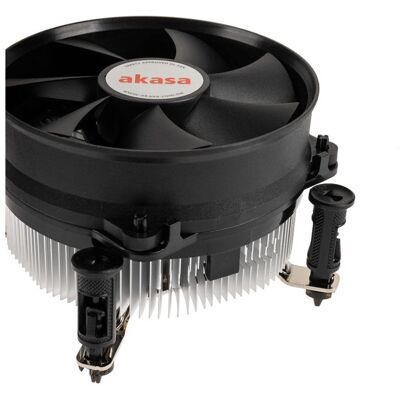Akasa Lo-Noise Intel LGA1700 Cooler up to 77W TDP (59.20 mm), CPU Kühler, Schwarz, Grau Akasa Lo-Noise Intel LGA1700 Cooler up to 77W TDP (59.20 mm), CPU Kühler, Schwarz, Grau