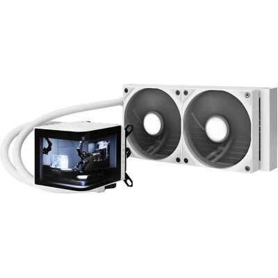 TRYX PANORAMA Komplett-Wasserkühlung - 240 mm, weiss, CPU Wasserkühler, Weiss TRYX PANORAMA Komplett-Wasserkühlung - 240 mm, weiss, CPU Wasserkühler, Weiss