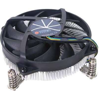 Titan DC-HA11TZ/RPW für Intel Sockel LGA1700, Low Profile Design (65W) (30 mm), CPU Kühler, Silber, Schwarz Titan DC-HA11TZ/RPW für Intel Sockel LGA1700, Low Profile Design (65W) (30 mm), CPU Kühler, Silber, Schwarz