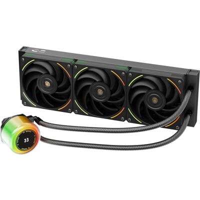 1stplayer Kit Watercooling AIO CC RGB - 360mm (Noir), CPU Wasserkühler, Schwarz 1stplayer Kit Watercooling AIO CC RGB - 360mm (Noir), CPU Wasserkühler, Schwarz