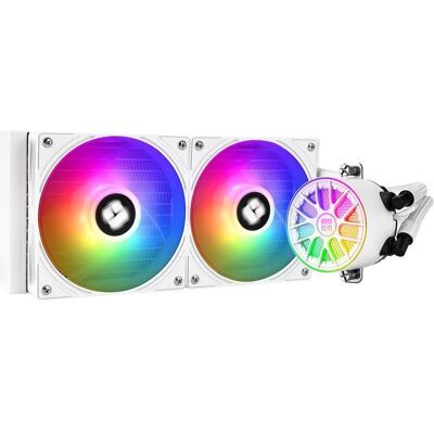 Thermalright Kit Watercooling AIO Aqua Elite V6 RGB - 240mm (Blanc), CPU Wasserkühler, Weiss Thermalright Kit Watercooling AIO Aqua Elite V6 RGB - 240mm (Blanc), CPU Wasserkühler, Weiss