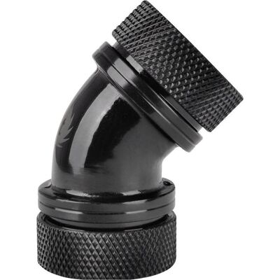 Thermaltake Pacific Anschluss Gewinkelt 45 Grad, Wasserkühlung Anschluss, Schwarz Thermaltake Pacific Anschluss Gewinkelt 45 Grad, Wasserkühlung Anschluss, Schwarz