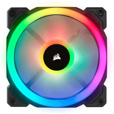 Corsair Ll120 (120 mm, 1x), PC Lüfter, Violett, Rot, Gelb, Grün, Blau, Weiss, Schwarz Corsair Ll120 (120 mm, 1x), PC Lüfter, Violett, Rot, Gelb, Grün, Blau, Weiss, Schwarz