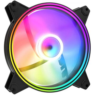 Modecom Volcano Apex 140 Argb Schwarz Reverse Fan (140 mm), PC Lüfter, Schwarz Modecom Volcano Apex 140 Argb Schwarz Reverse Fan (140 mm), PC Lüfter, Schwarz