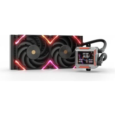 Valkyrie Chłodzenie wodne Syn 240 ARGB Czarne, CPU Wasserkühler, Schwarz Valkyrie Chłodzenie wodne Syn 240 ARGB Czarne, CPU Wasserkühler, Schwarz