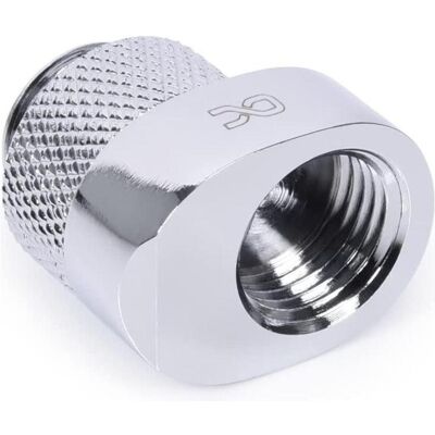 Alphacool Eiszapfen G1/4 Zoll Verlängerung Offset MF 8, Wasserkühlung Anschluss, Silber Alphacool Eiszapfen G1/4 Zoll Verlängerung Offset MF 8, Wasserkühlung Anschluss, Silber