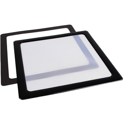 DEMCiflex 140mm Quadrat Staubfilter - Schwarz/Weiß DEMCiflex 140mm Quadrat Staubfilter - Schwarz/Weiß