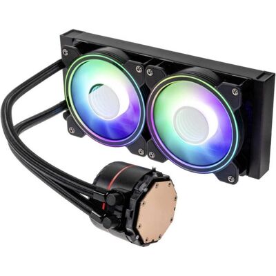 Kolink Umbra Void 240 AIO Performance ARGB CPU Komplett-Wasserkühlung, CPU Wasserkühler, Schwarz Kolink Umbra Void 240 AIO Performance ARGB CPU Komplett-Wasserkühlung, CPU Wasserkühler, Schwarz