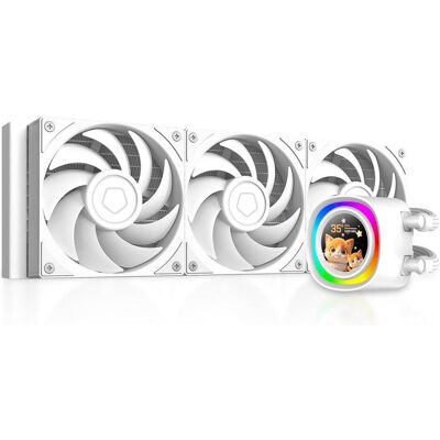 ID-Cooling FX360 LCD PE WHITE - CPU Vandkling, CPU Wasserkühler, Weiss ID-Cooling FX360 LCD PE WHITE - CPU Vandkling, CPU Wasserkühler, Weiss