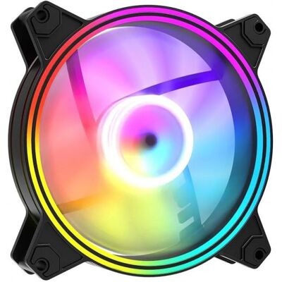 Modecom Volcano Apex 120 Argb Schwarzer Lüfter (120 mm, 1x), PC Lüfter, Schwarz Modecom Volcano Apex 120 Argb Schwarzer Lüfter (120 mm, 1x), PC Lüfter, Schwarz