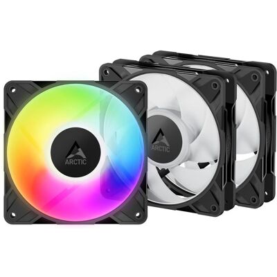 Arctic Case ACC P12 Pro A-RGB LN 3 pcs (120 mm, 3x), PC Lüfter, Schwarz Arctic Case ACC P12 Pro A-RGB LN 3 pcs (120 mm, 3x), PC Lüfter, Schwarz