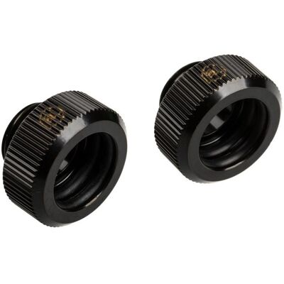 Bitspower Touchaqua Adapter Anschluss G1/4 Zoll AG auf 14mm AD Hardtube - 2er Pack, Wasserkühlung Anschluss, Schwarz Bitspower Touchaqua Adapter Anschluss G1/4 Zoll AG auf 14mm AD Hardtube - 2er Pack, Wasserkühlung Anschluss, Schwarz