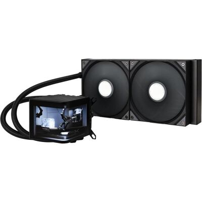 TRYX PANORAMA Komplett-Wasserkühlung - 280 mm, schwarz, CPU Wasserkühler, Schwarz TRYX PANORAMA Komplett-Wasserkühlung - 280 mm, schwarz, CPU Wasserkühler, Schwarz
